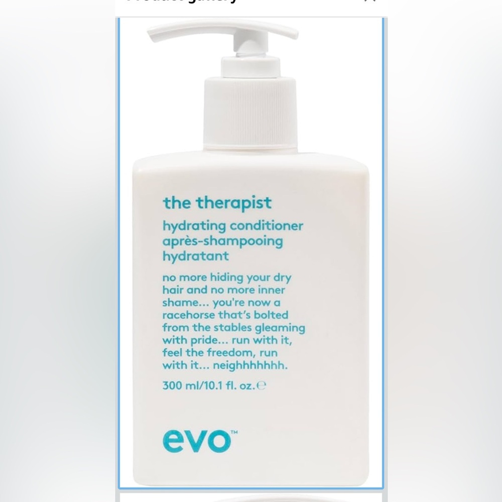 evo The Therapist Hydrating Conditioner - Hydrates, Strengthen and Softens